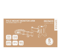 DELTACO ARM-0305 17-32" 8kg Czarny - 1307434 - zdjęcie 5